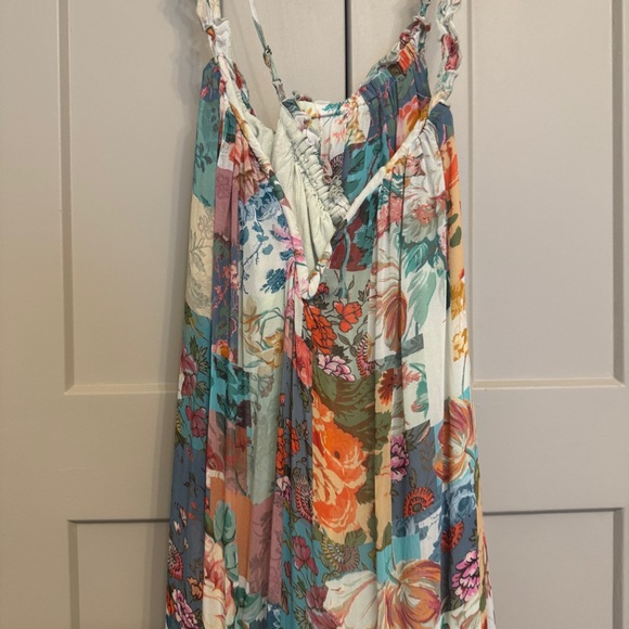 Anthropologie Floral Patchwork Maxi Dress | Boho Cottagecore | Size L - Picture 6 of 6